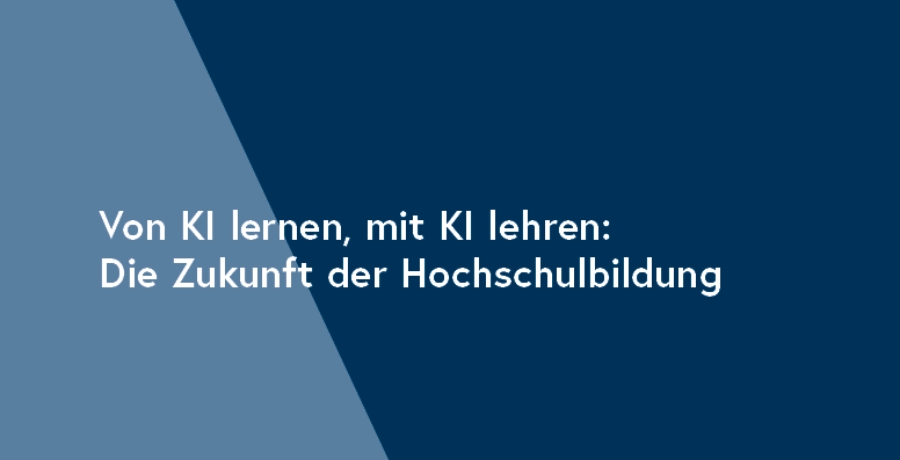 Slider Von KI lernen, mit KI lehren: Die Zukunft der Hochschulbildung